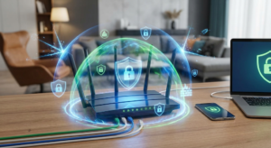 صورة توضيحية لـ دليل حماية الواي فاي والراوتر: 10 خطوات لتحصين شبكتك المنزلية 2026