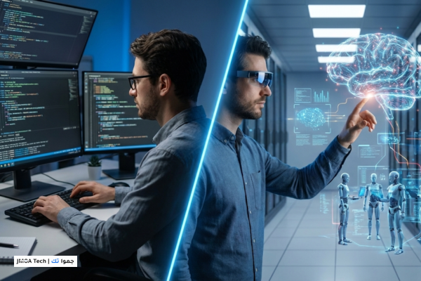 صورة توضيحية لـ دليل عملي: التحول من "كاتب كود" إلى "مهندس نظم ذكي" في عصر الذكاء الاصطناعي