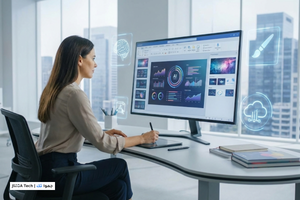 صورة توضيحية لـ الدليل العملي: احتراف تصميم العروض التقديمية (Presentation) باستخدام الذكاء الاصطناعي