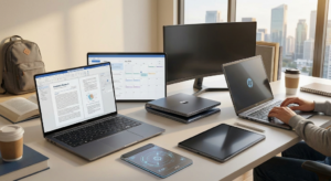 صورة توضيحية لـ مراجعة شاملة: دليل أفضل أجهزة اللابتوب للطلاب والإنتاجية لعام 2026