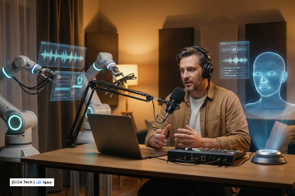 صورة توضيحية لـ دليل الخبراء: كيف توظف الذكاء الاصطناعي لإنتاج بودكاست احترافي بأقل جهد