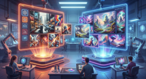 صورة توضيحية لـ دليل استخدام أدوات الذكاء الاصطناعي (Dall-E vs Midjourney) لتعزيز الإنتاجية البصرية في 2026