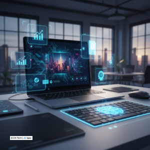 صورة توضيحية لـ الدليل العملي: تصميم عروض تقديمية احترافية باستخدام الذكاء الاصطناعي وأدوات الإنتاجية