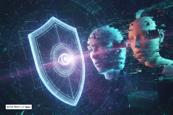 صورة توضيحية لـ دليل الحماية الرقمية: مواجهة التزييف العميق (Deepfakes) وكشف التلاعب بالهوية